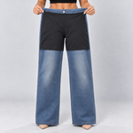 Light Blue jeans, Shaping shorts inside